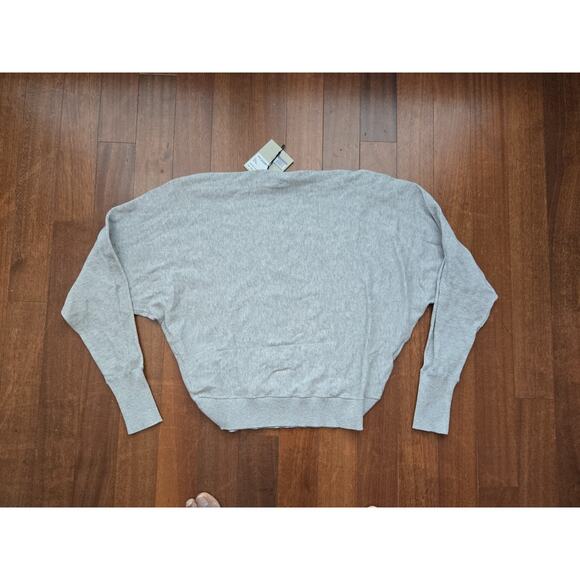 New ALL SAINTS "Elle" JUMPER BATWING Sweater in Gray Sz Xs - Picture 3 of 10